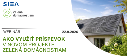 obrázok - webinár Ako využiť príspevok v novom projekte Zelená domácnostiam