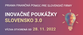 Výzva Inovačné poukážky Slovensko 3.0