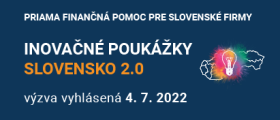 Inovačné poukážky Slovensko 2.0 Výzva vyhlásená 4.7.2022