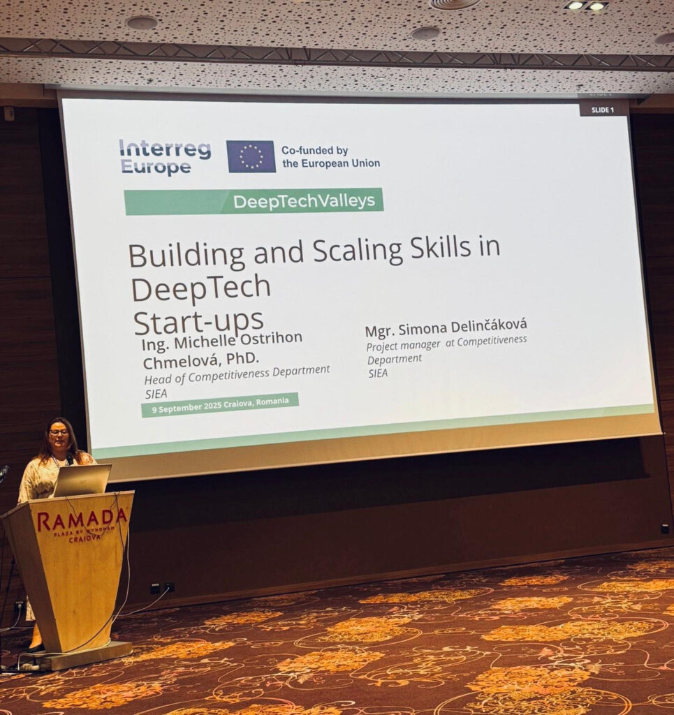 Prezentácia SIEA na podujatí DeepTechValleys v Craiove