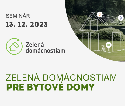 Pozvánka na seminár „Zelená domácnostiam pre bytové domy“
