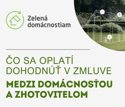 Seminár Čo sa oplatí dohodnúť v zmluve medzi domácnosťou a zhotoviteľom v projekte Zelená domácnostiam