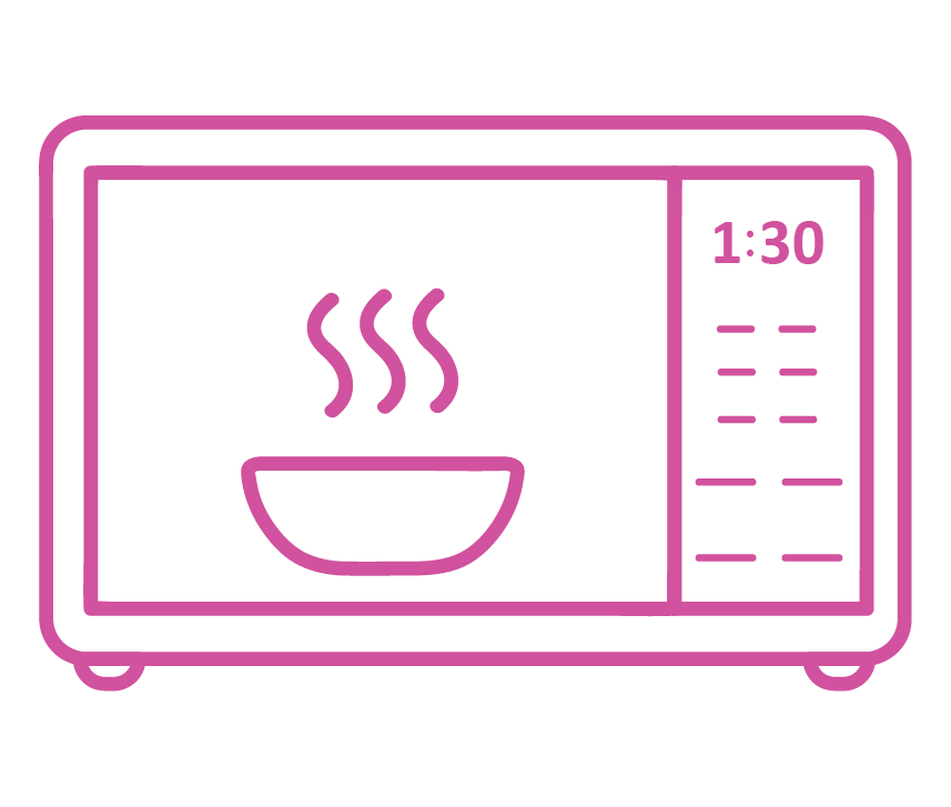 Pri zohrievaní jedla použime mikrovlnku